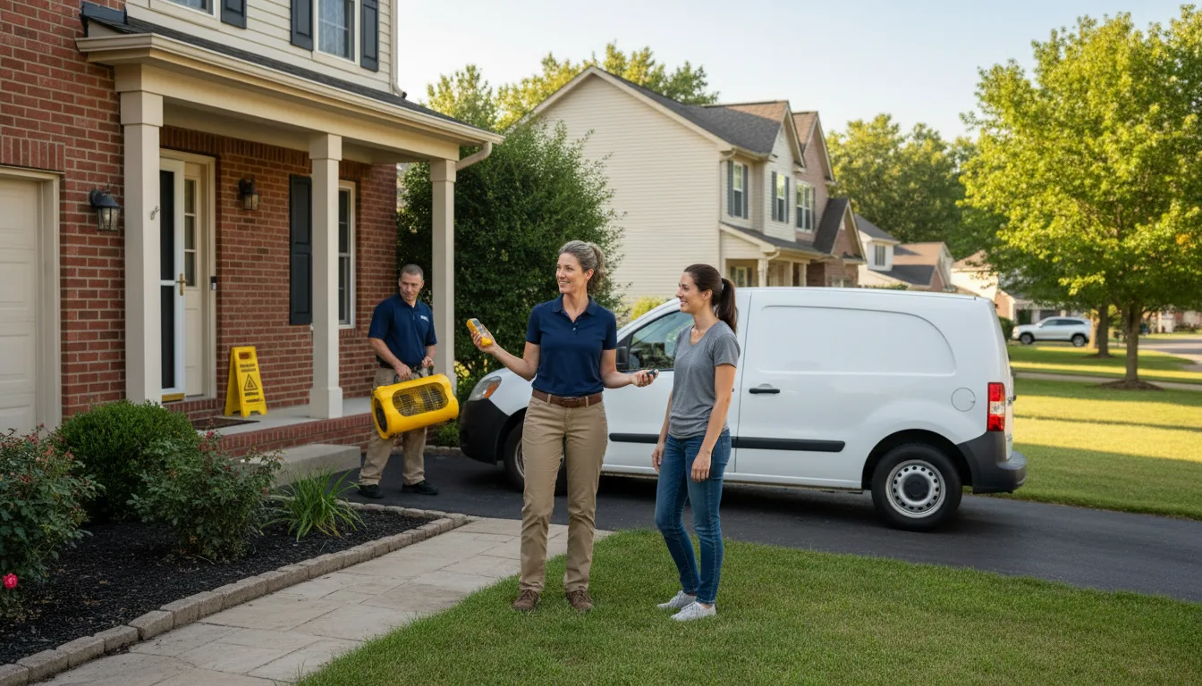 Residential water damage restoration in De Peyster, NY